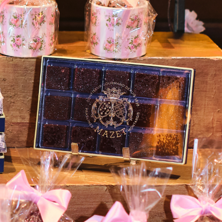 Coffret de 15 pâtes de fruits à la Rose | Pâtes de fruits artisanales
