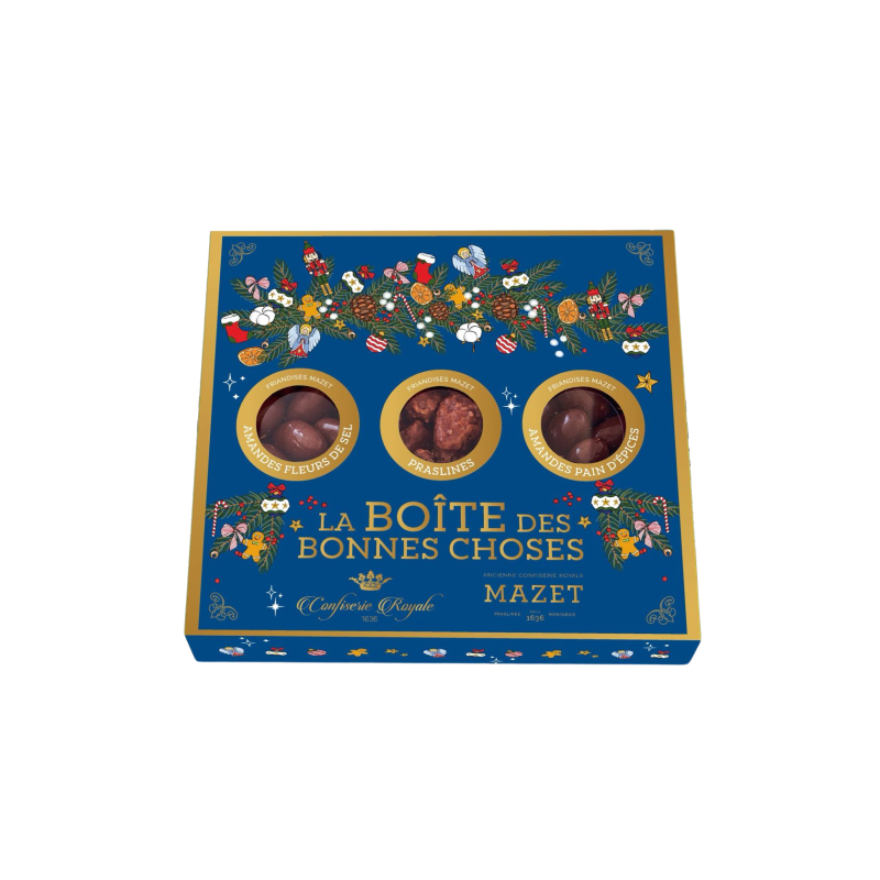 Assortiment Confiseries | Boite Bonnes Choses Maison de Noël Assortiment Confiseries | Boite Bonnes Choses Maison de Noël
