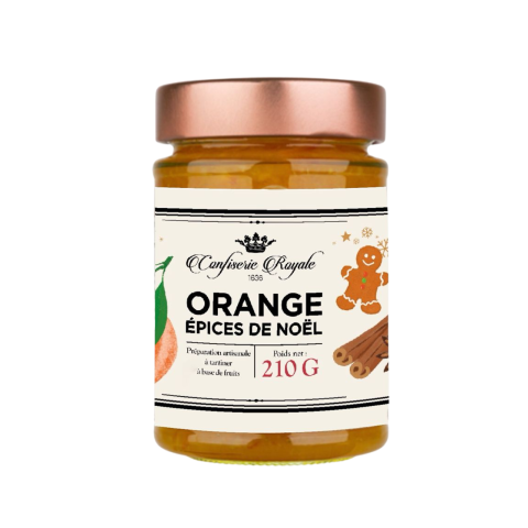 Confiture Orange épices de Noël