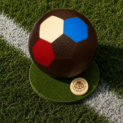 Ballon de Football en Chocolat Coupe du Monde (Retrait boutique)