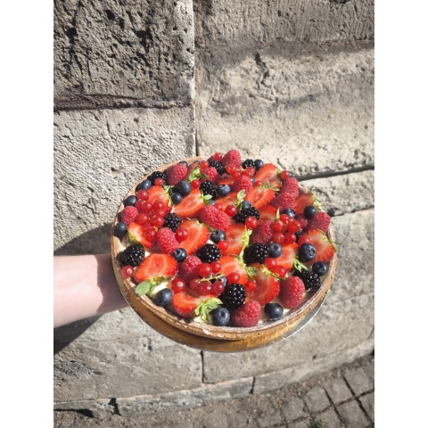 Tarte Fraîche aux Fruits Rouges I Mazet Confiseur