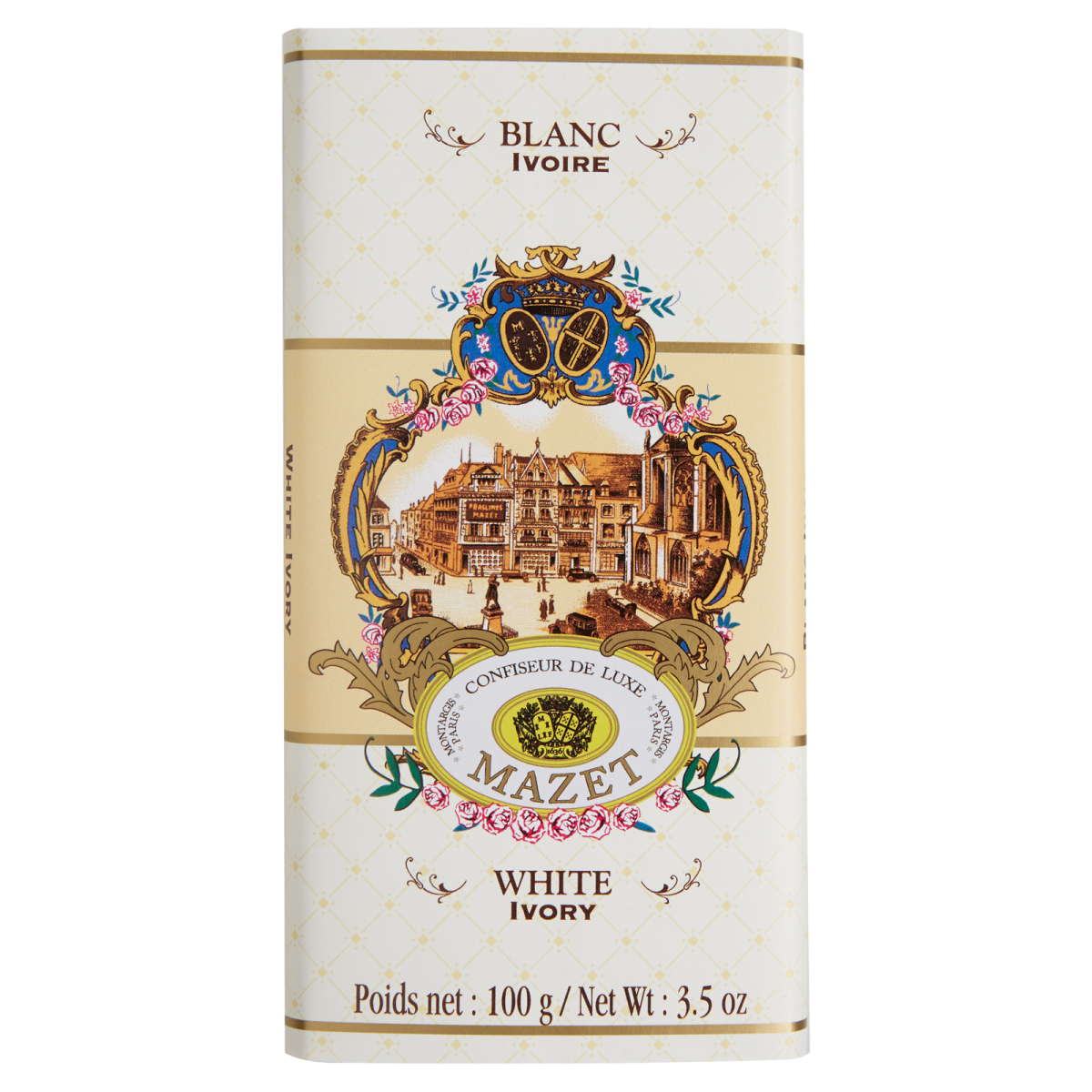 Tablettes de Chocolat - Tablette blanc ivoire 100g