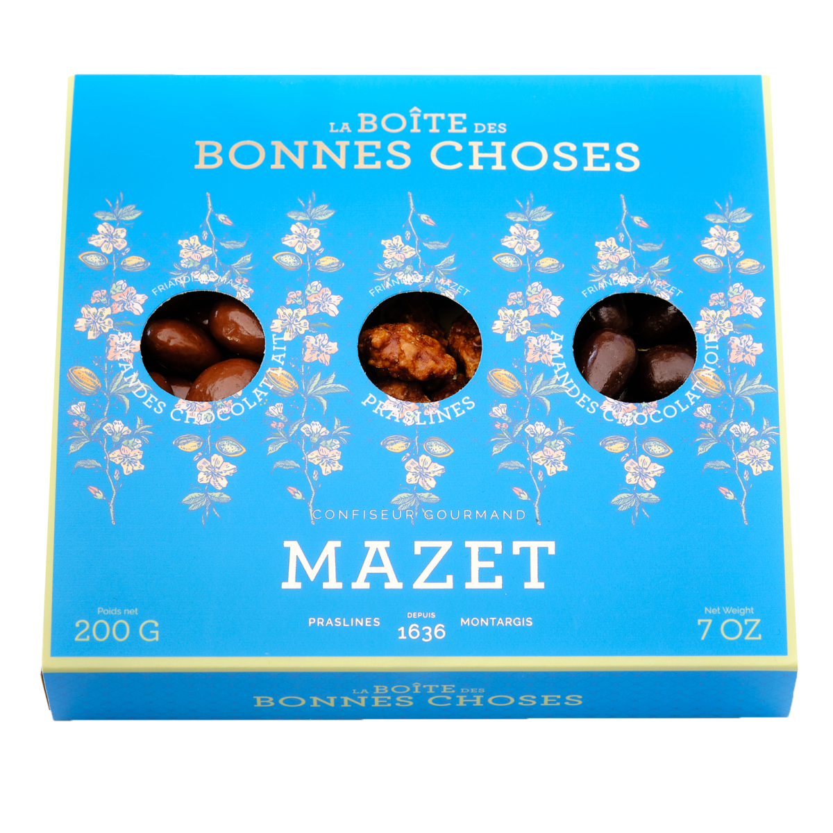 Boite Bonnes Choses bleue 200g