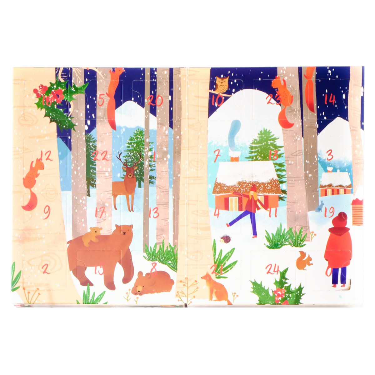 Noël 2024 | Calendrier de l'Avent Forêt 190g Confiserie Made in France Noël 2024 | Calendrier de l'Avent Forêt 190g Confiserie Made in France