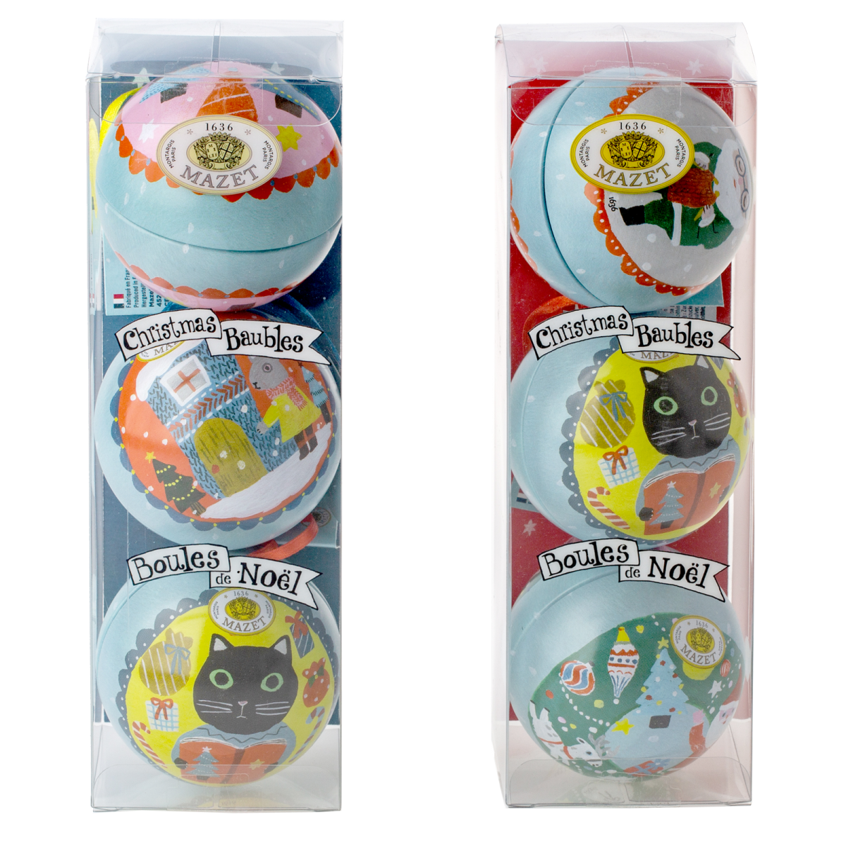6 Boules de Noël 90g