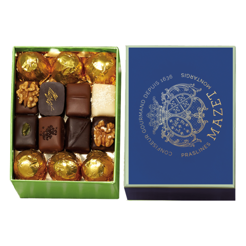 Ballotin de Chocolats assortis (bleu)