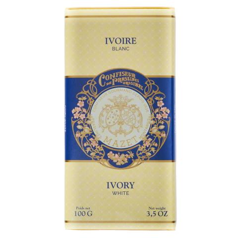 Tablettes de Chocolat | Tablette Chocolat blanc ivoire 100g