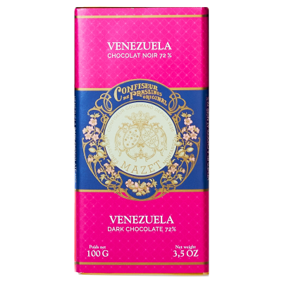 Tablette Chocolat noir VENEZUELA 100g