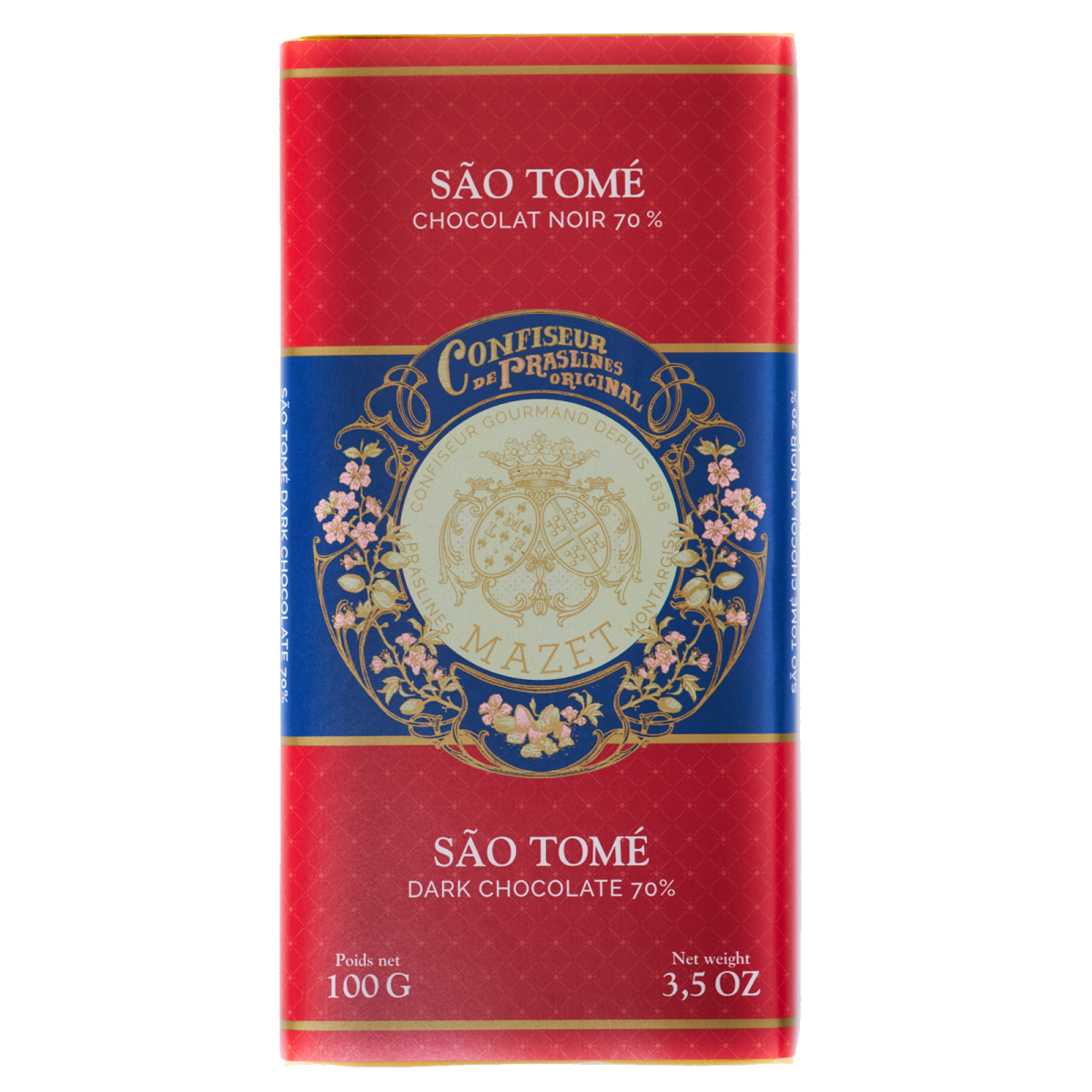 Tablettes de Chocolat - Tablette Chocolat noir SAO TOME...
