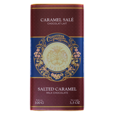 Tablette Chocolat lait caramel salé 100g