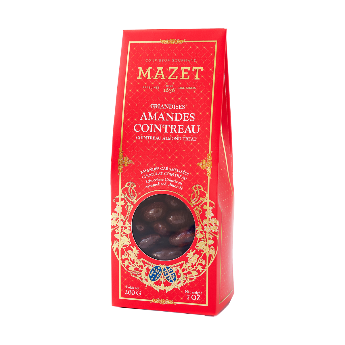 Amandes - Etui Amandes Cointreau chocolat lait 200g