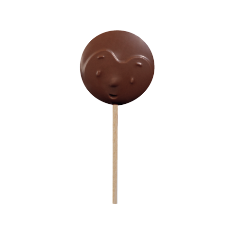 Sucette T'choupi chocolat lait 15g