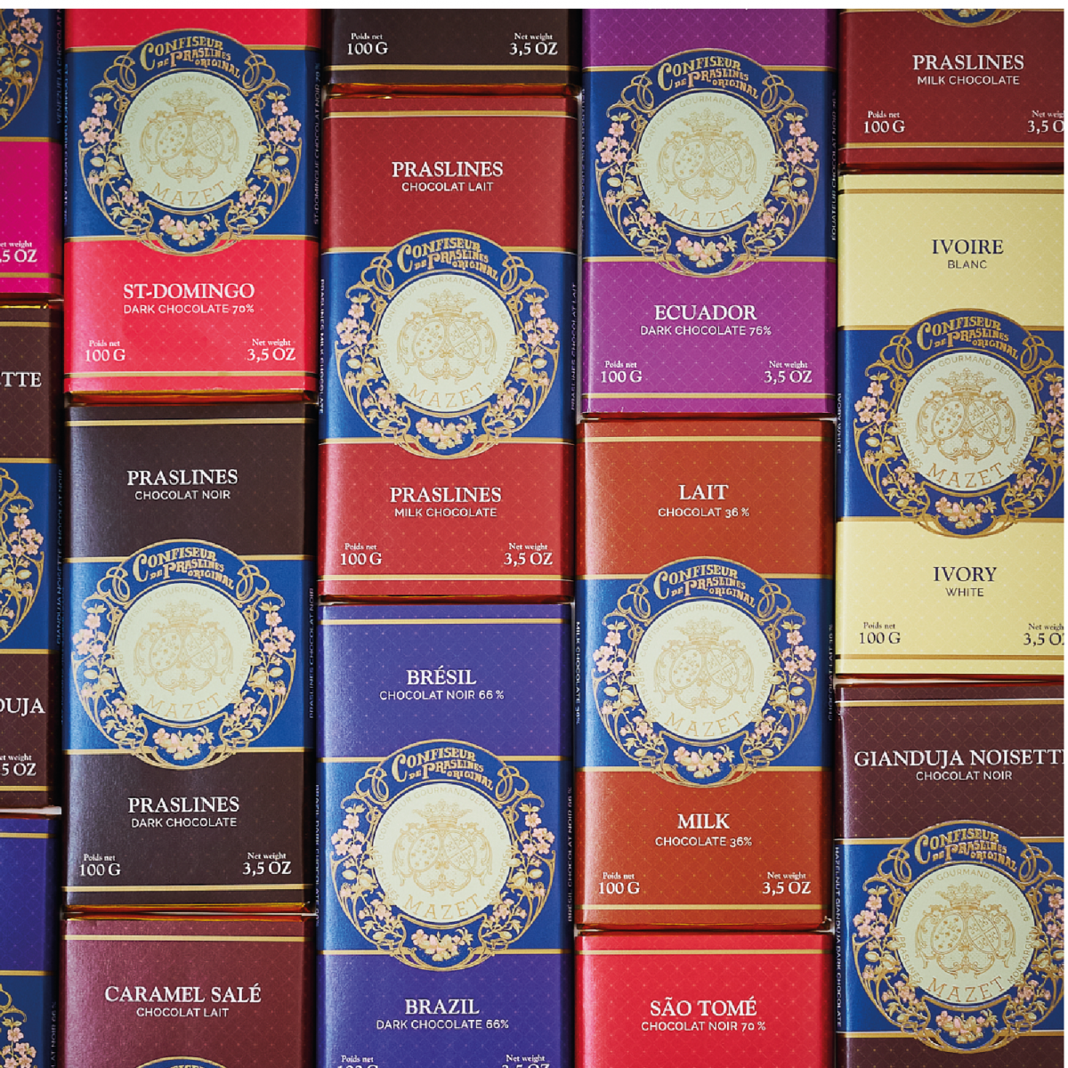 Tablettes de Chocolat | Tablette Chocolat noir VENEZUELA...