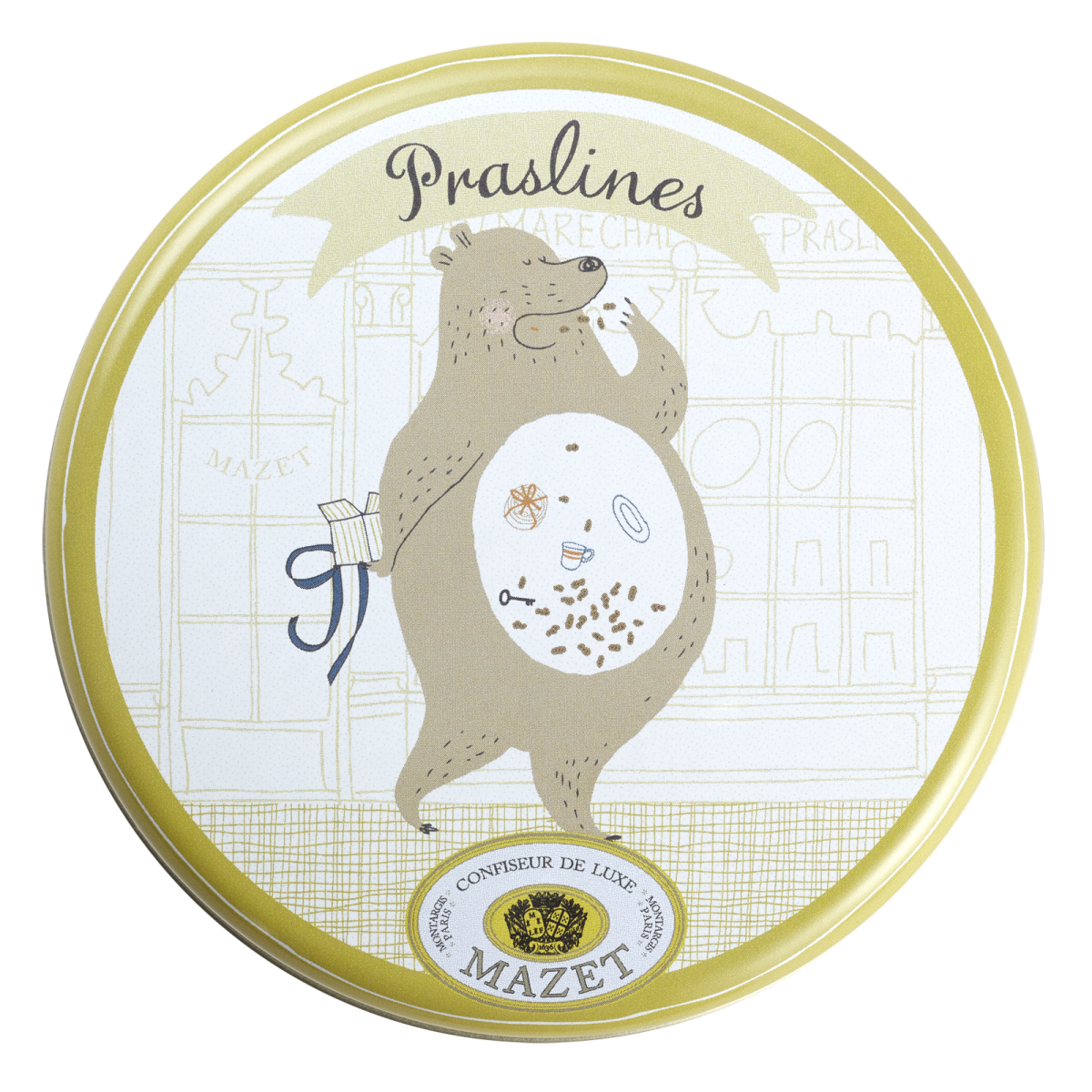 Pralines Natures | Boite ours, pralines 65g