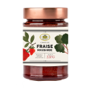 Confitures - Confiture fraise rhubarbe 220g