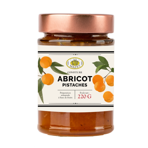 Confitures | Confiture abricot pistache 220g