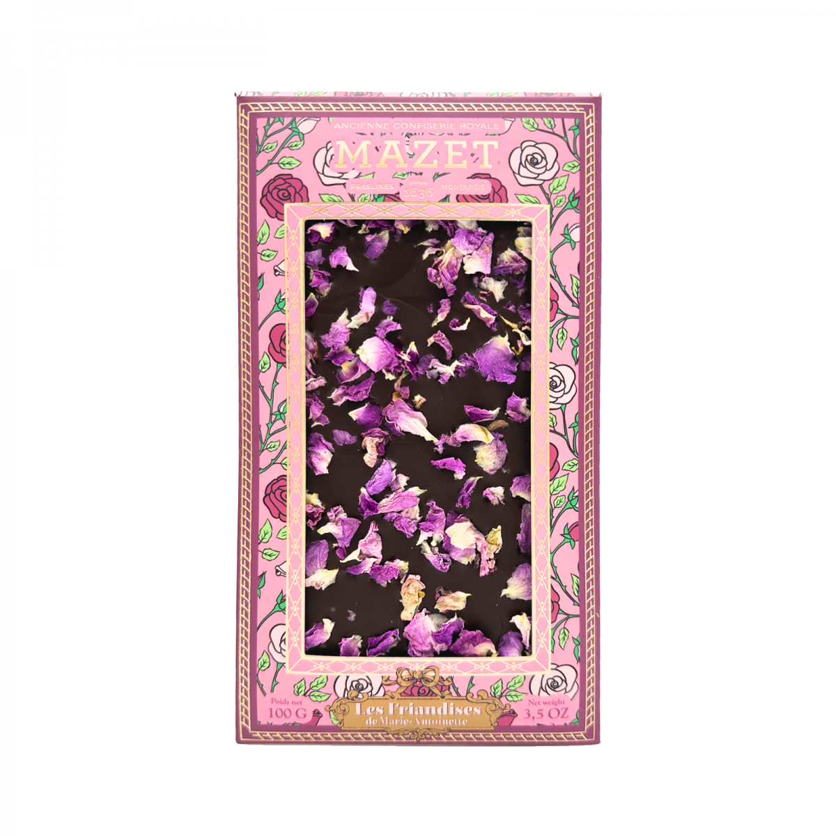 Route de la Rose 2023 | Tablette Chocolat Noir & Rose