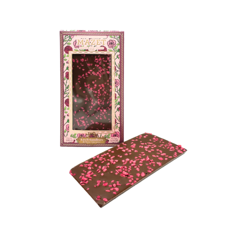 Tablette Chocolat Lait & Rose