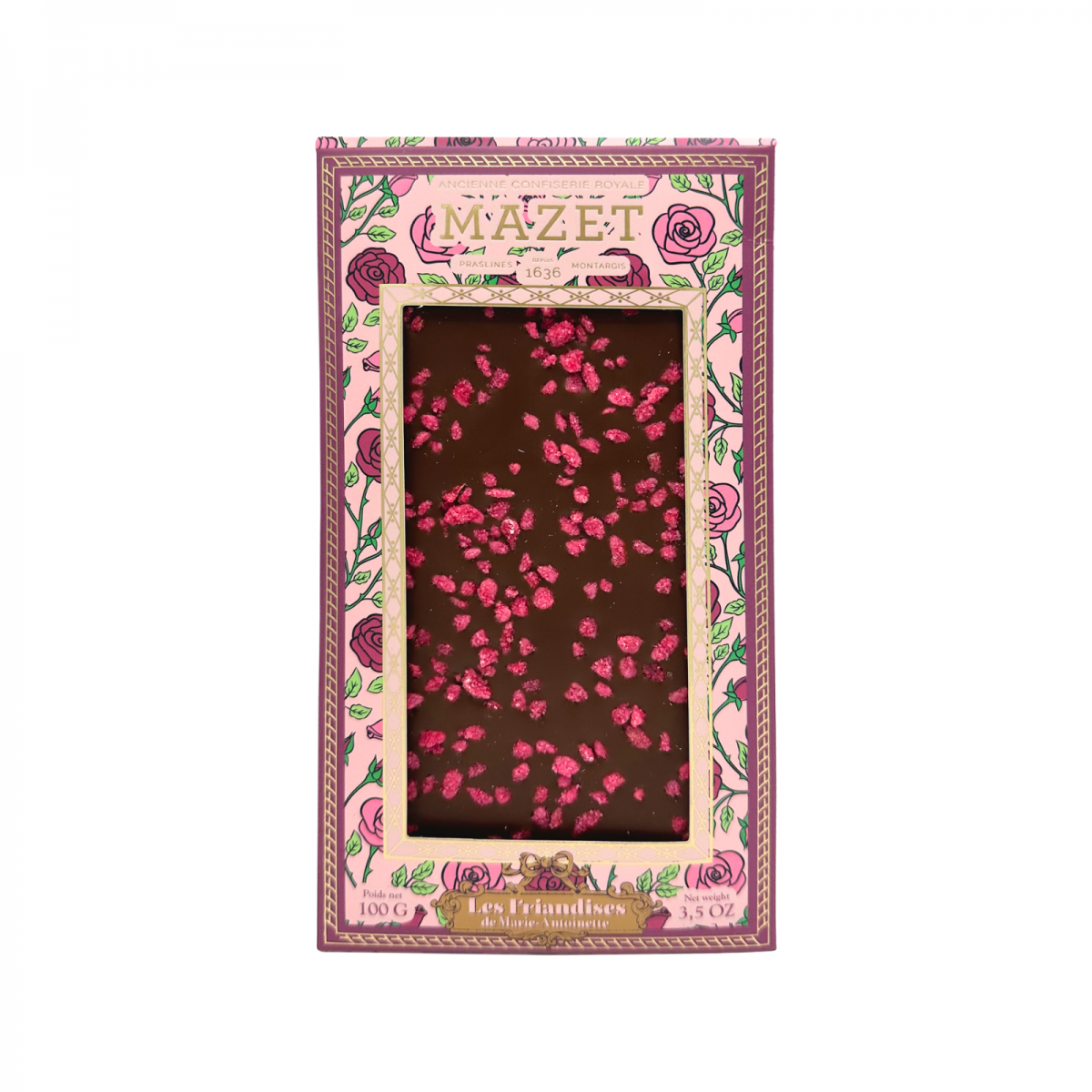 Route de la Rose 2023 | Tablette Chocolat Lait & Rose