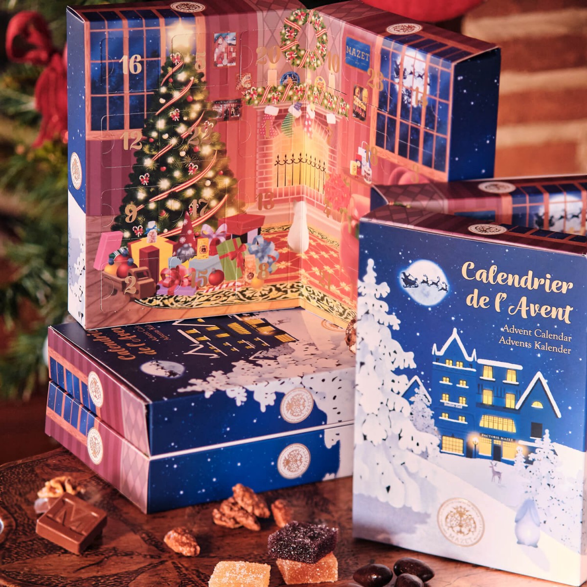 Calendrier de l'Avent Maison de Noël 210g