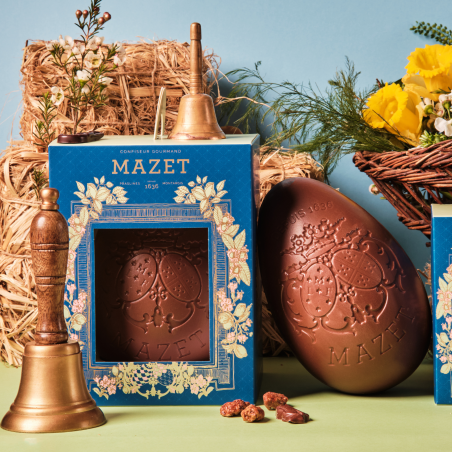 Oeuf Blason Chocolat Lait - Pâques 2025 - Boutique en ligne