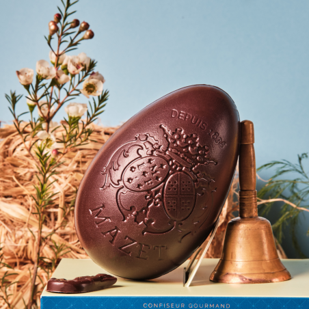 Oeuf Blason Chocolat Noir - Pâques 2025 - Boutique en ligne