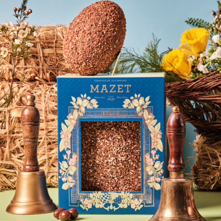 Oeuf Chocolat Noir Eclat de Pralines - Pâques 2025 - Boutique en ligne