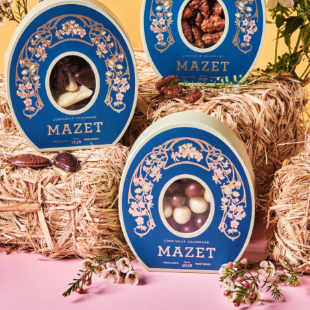 Boite Surprise Oeufs Praliné Feuilleté Pâques 2025 - Boutique en ligne
