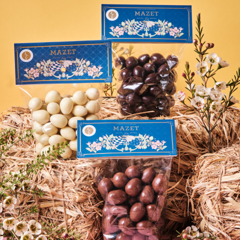 Sachet d'oeufs feuilletés Pralinés au chocolat lait 40% - Pâques 2025