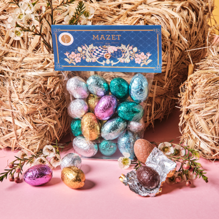 Sachet Assortiment Œufs alu Chocolat au Praliné - Pâques 2025