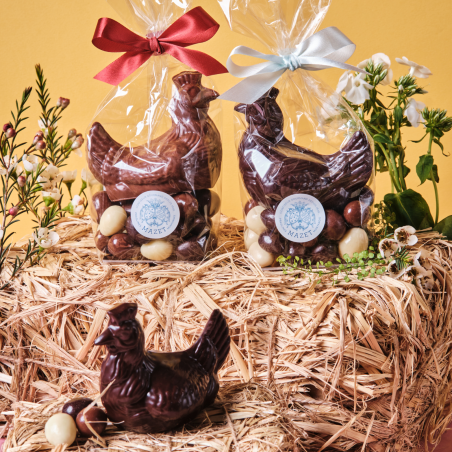 Poule noir et ses petits œufs - Pâques 2025 - Boutique en ligne