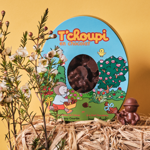 Boîte Surprise de Pâques Fritures T'Choupi Chocolat Lait