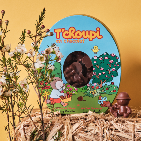 T'choupi |Boite Surprise Fritures Tchoupi Chocolat Lait - Pâques 2025