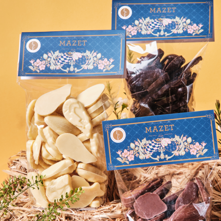 Sachet de Friture de Pâques 2025 chocolat blanc - Chocolat Artisanal
