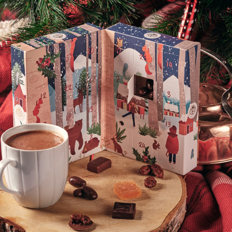 Noël 2024 | Calendrier de l'Avent Forêt 190g Confiserie Made in France Noël 2024 | Calendrier de l'Avent Forêt 190g Confiserie Made in France