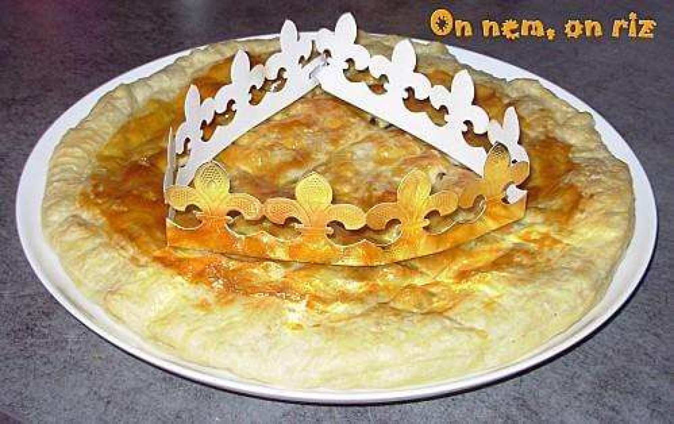 La recette de Popasan : Galette des rois au praliné et noisettes