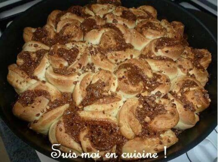 La recette de Suismoiencuisine : Brioche bouclettes pralinée