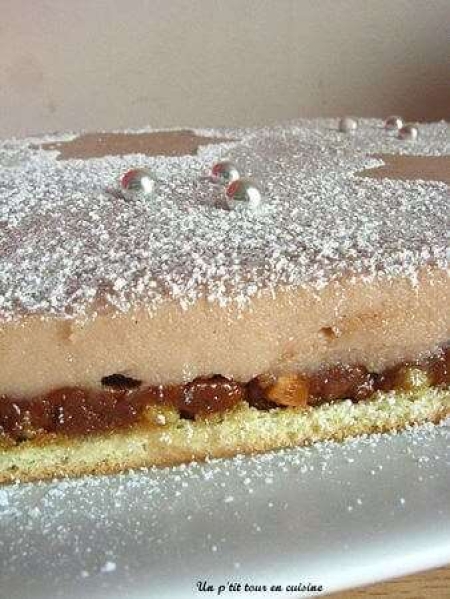 La recette de Un p'tit tour en cuisine : Entremet croustillant au praliné