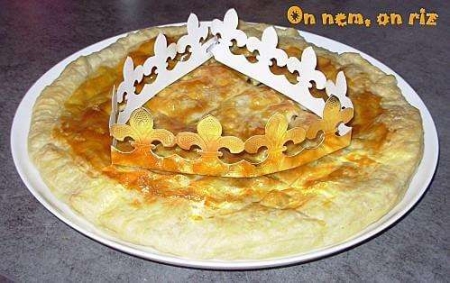 La recette de Popasan : Galette des rois au praliné et noisettes