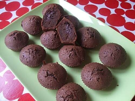 La recette de La cigogne toquée : Moelleux aux deux chocolats