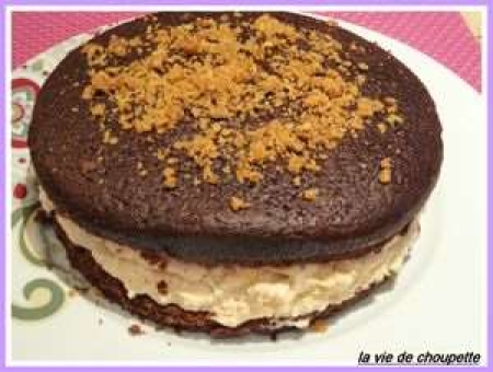 La recette de La vie de choupette : Rondement bon chocolat et sa crème anglaise pralinée
