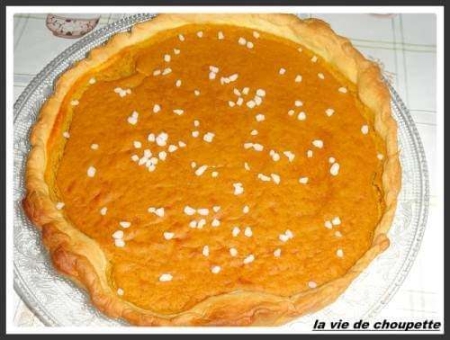 La recette de La vie de choupette : Tarte au potiron sucrée