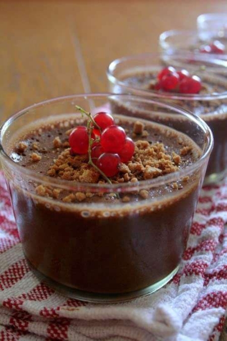 La recette de Palais des lys : Mousse au chocolat praline