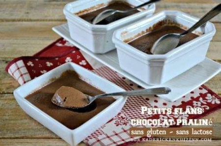 La recette de Kaderick en kuizinn : Petits flans chocolat