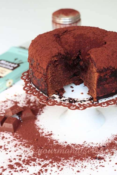 La recette de Pure gourmandise : Fondant au chocolat praliné noisette