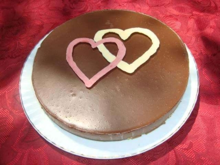 La recette de Virginie : Bavarois chocolat praliné lait noisette et chocolat noir